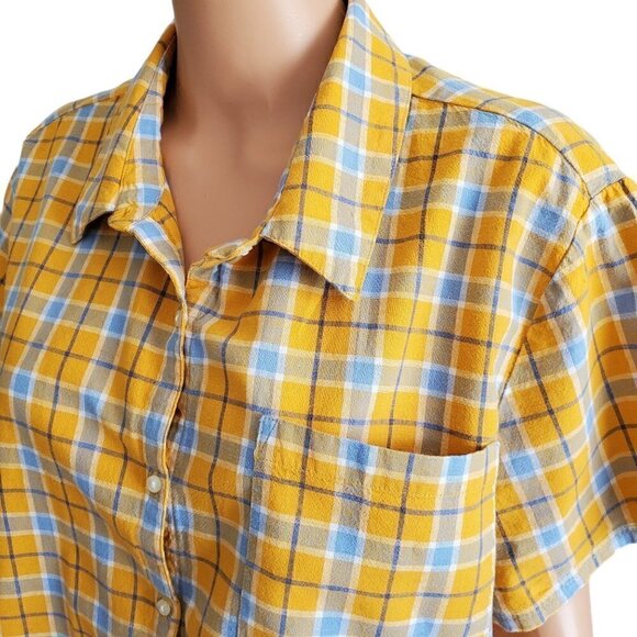 ARIZONA JEAN CO FRONT TIE BUTTON DOWN SIZE XXL - Picture 2 of 5